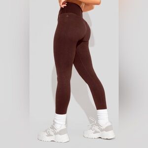 NWT Popflex Active seamless leggings in French Roast size L/XL